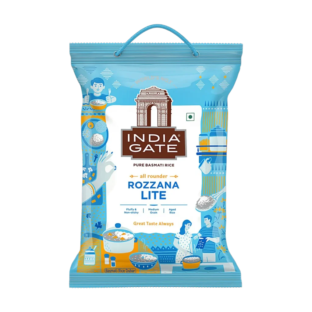 India Gate Rozzana Lite Basmati Rice - 5 Kg