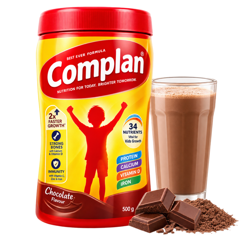 Complan Chocolate Flavour Nutrition Drink – 500 g
