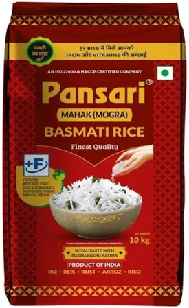 Pansari Mahak Mogra (Broken) Basmati Rice - 10 Kg
