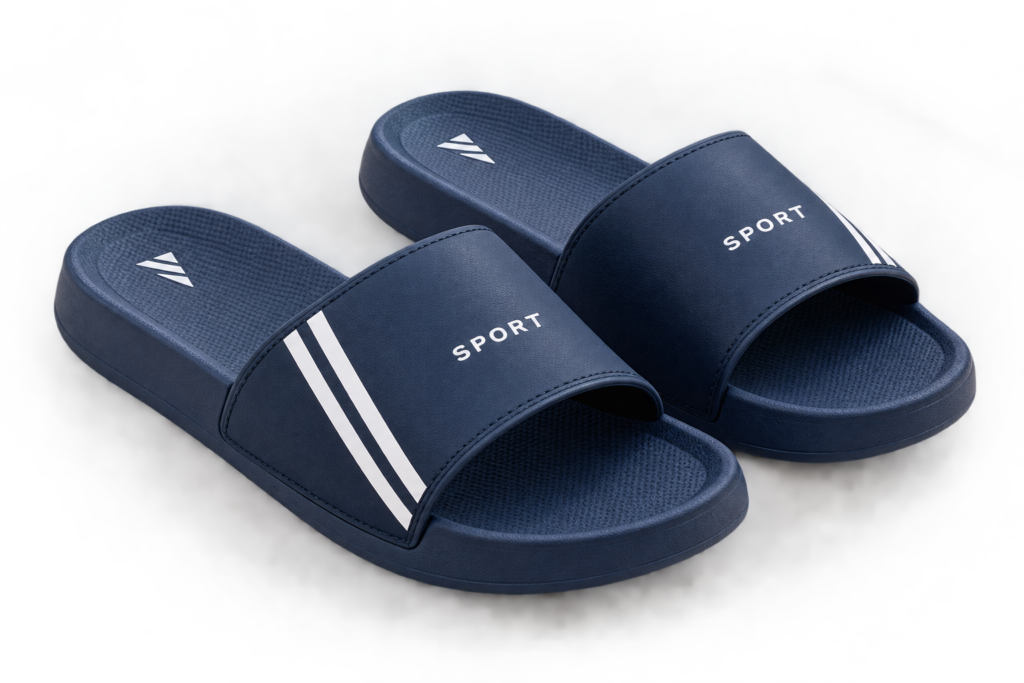 Men's Sport Casual Slippers – Navy Blue